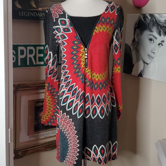 Anthropologie Dress Aryeh Sweater Dress ARYEH Anthropology Retro